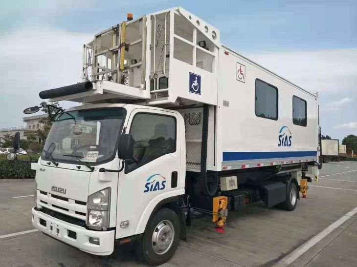 Ambulift de aeronaves com velocidade de giro de 2.000 r/min